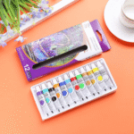 Kinder-Handmalerei, bestes 12-Farben-Acrylfarben-Set für Leinwand