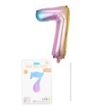 16-Zoll Digitalballons aus Aluminiumfolie mit 7 Nummer für Geburtstagsfeiern und Jubiläums dekorationen - Image 2