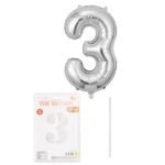 16-Zoll Digitalballons aus Aluminiumfolie mit 3 Nummer für Geburtstagsfeiern und Jubiläums dekorationen - Image 2