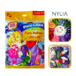 Luftballons aus Naturlatex, ideale Dekorationen für Geburtstage, Babypartys, Hochzeiten und Taufen