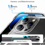 iPhone 15 Pro Magsafe hülle + 9d panzerglas + kamera schutz - Image 4