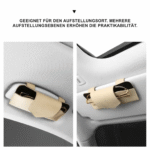 Hochwertiger magnetischer Brillenetui aus echtem Leder für Sonnenbrillen und Taschen für das Auto - Image 2