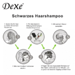 Dexe 5 Minuten Haarfärbe-Schnell Shampoo für Schwarzes Haar 10 Stück im Karton - Image 3