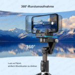 Automatische Gesichtsverfolgung, kabellose Steuerung, rotierender Stativständer, Selfie-Stick für Telefon mit Licht - Image 5