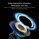 MagSafe Autohalterung Ladegerät, Magnet Auto Handyhalter mit Ladefunktion, Kfz Ladestation Handyhalterung kompatibel mit iPhone 14/14 Pro/14 Pro Max/14 Plus und 13/12 Serie, Schwarz - Image 4