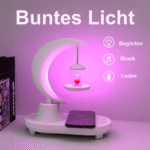 RGB-Licht, LED-Tischlampen, intelligenter Blumenlautsprecher, Nachtschlafzimmer für Kinder und kabelloses Aufladen von Telefonen - Image 2