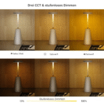 Italienische postmoderne 3-Farben-Metall-Touch-Dimm-Schreibtischlampe, Nachttischlampe, Schlafzimmer, Wohnzimmer, Designer-Multifunktions-Smart-Tischlampe - Image 4