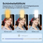 Automatische Gesichtsverfolgung, kabellose Steuerung, rotierender Stativständer, Selfie-Stick für Telefon mit Licht - Image 4