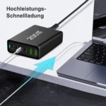 GaN Tech EU-Stecker 6 Ports 200 W Adapter für Samsung iPhone Tablets Laptop Mackbook - Image 3