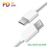 High Power PD3.0 60W 3A Schnellladedatenkabel USB C auf USB C Schnellladekabel für iPad iPod für Samsung Huawei - Image 3