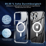 iPhone 15 Pro Magsafe hülle + 9d panzerglas + kamera schutz - Image 2