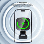 MagSafe Autohalterung Ladegerät, Magnet Auto Handyhalter mit Ladefunktion, Kfz Ladestation Handyhalterung kompatibel mit iPhone 14/14 Pro/14 Pro Max/14 Plus und 13/12 Serie, Schwarz - Image 3