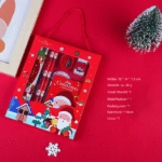 Weihnachten Bleistifte Radiergummi Schulbedarf Kinder Geschenkbox Briefpapier Set für Kinder Geschenk - Image 4