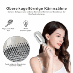 Selbstreinigende 3D Kamm Haarbürste mit Basis, komplettes Set für Damen - Image 2