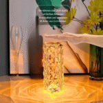 Led Kristall Nachtlicht Wiederaufladbare USB Glas Touch Control 3 16 Farbe Rose Tisch Lampe Für Home Schlafzimmer Wohnzimmer - Image 4