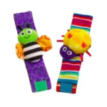 Beliebte Neugeborene Kinder Kleinkind Tier Spielzeug Plüsch Handgelenk Rassel Baby Fuß Socken - Image 4