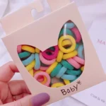 Modisches koreanisches Design, 40 Stück, Bonbonfarben, elastische Kinderhaar Accessoires für Kinder - Image 3