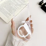 Schutzhülle für Samsung Galaxy Z Flip 5, stoßfest, durchsichtig, mit magnetischer, kabelloser Aufladung, PC-TPU-Handyhülle - Image 3