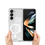 Eckstoßstange, PC, TPU, transparent, magnetisch, für Samsung Galaxy Z Fold 5, Magsafe-Rückseite - Image 3