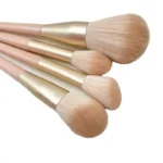 12 teiliges Make-up Pinsel Set aus Aluminium Synthetikhaar mit PU Ledertasche - Image 4