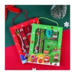 Weihnachten Bleistifte Radiergummi Schulbedarf Kinder Geschenkbox Briefpapier Set für Kinder Geschenk