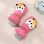 Wasserdichte und winddichte Kinder handschuhe mit elastischem Bündchen und rutschfesten Ski-Thermofäustlingen - Image 2