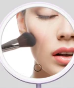 Großer Kosmetik-Aufbewahrungs-Make-up-Organizer mit LED-Spiegel - Image 3