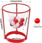 Mini Basketball Stirnband Spielzeugspieler mit 20 Bällen für Kinder und Erwachsene - Image 3
