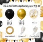 133-teiliges Ballonset für Party, Geburtstags und Hochzeitsdekorationen - Image 2