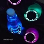Auto 3D Projektor Licht beleuchtet Lade LED Cup Pad Halter - Image 4