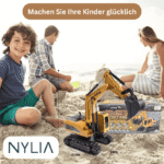 Ferngesteuertes Bagger Spielzeug Baufahrzeug Bau-Sandspielzeug - Image 4