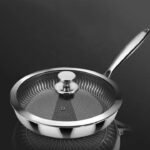 Prämie Bratpfannen 30cm Edelstahl S304 zum Kochen mit Deckel - Image 2